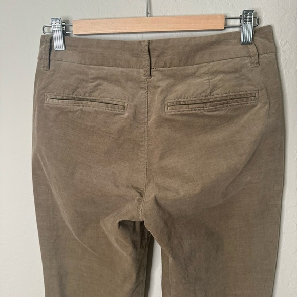 VINCE Corduroy Pants Chinos Ragweed Cords Cropped Tan Classic Size 4 - Picture 13 of 16